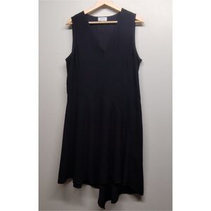 DKNY Mini Dress Women Size 12 Black Sleeveless Cocktail Party Feminine Neutral